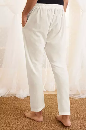 White Cotton Pyjama