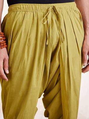 Green Cotton Dhoti 4
