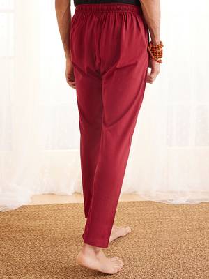 Maroon Cotton Pyjama 3