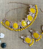 Premium heavy designer function wear necklace set