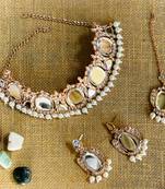 Premium heavy designer function wear necklace set