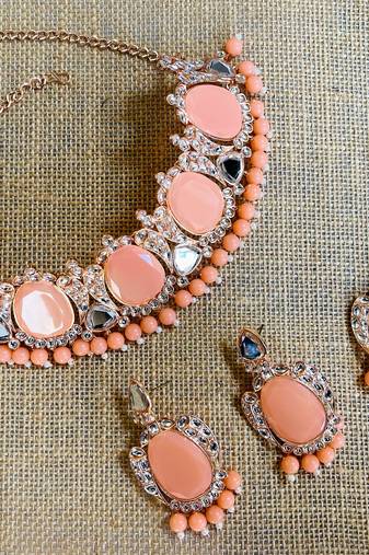 Premium heavy designer function wear necklace set