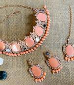 Premium heavy designer function wear necklace set