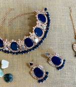 Premium heavy designer function wear necklace set