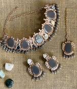 Premium heavy designer function wear necklace set