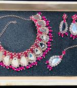 Premium heavy designer function wear necklace set