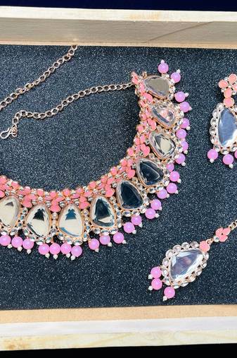Premium heavy designer function wear necklace set
