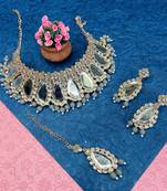 Premium heavy designer function wear necklace set