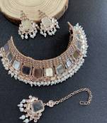 Premium heavy designer function wear necklace set