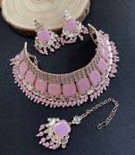 Premium heavy designer function wear necklace set