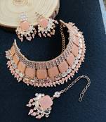 Premium heavy designer function wear necklace set
