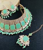 Premium heavy designer function wear necklace set