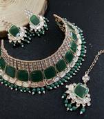 Premium heavy designer function wear necklace set