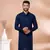 Premium navy blue designer festival wear traditional only kurta