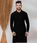 Premium black designer festival wear traditional only kurta