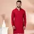 Premium red designer festival wear traditional only kurta