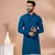 Premium teal designer festival wear traditional only kurta