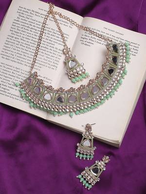 Premium heavy designer function wear necklace set 1