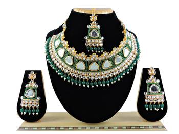 Premium heavy designer function wear necklace set 2