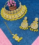 Premium heavy designer function wear necklace set