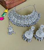 Premium heavy designer function wear necklace set