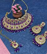 Premium heavy designer function wear necklace set