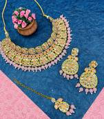 Premium heavy designer function wear necklace set