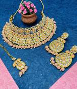 Premium heavy designer function wear necklace set