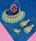 Premium heavy designer function wear necklace set