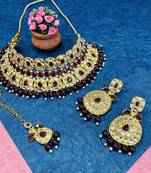 Premium heavy designer function wear necklace set