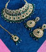 Premium heavy designer function wear necklace set