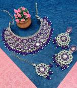 Premium heavy designer function wear necklace set
