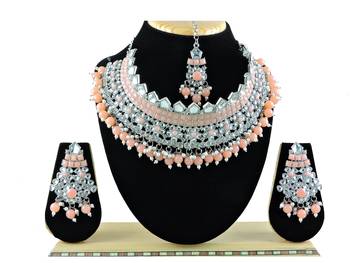 Premium heavy designer function wear necklace set 2