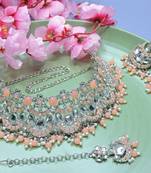 Premium heavy designer function wear necklace set