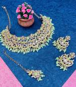 Premium heavy designer function wear necklace set