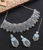 Premium heavy designer function wear necklace set