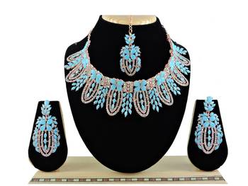 Premium heavy designer function wear necklace set 2