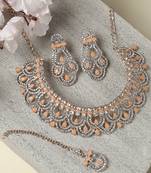 Premium heavy designer function wear necklace set