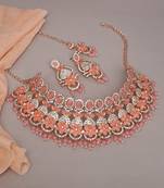 Premium heavy designer function wear necklace set