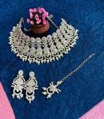 Premium heavy designer function wear necklace set