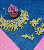 Premium heavy designer function wear necklace set
