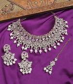 Premium heavy designer function wear necklace set