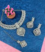 Premium heavy designer function wear necklace set
