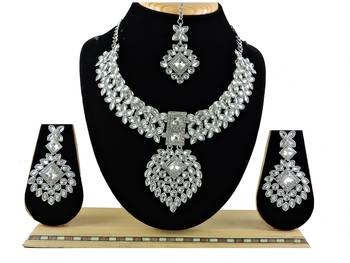 Premium heavy designer function wear necklace set 2