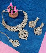 Premium heavy designer function wear necklace set