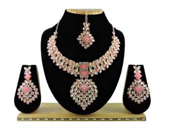 Premium heavy designer function wear necklace set 2