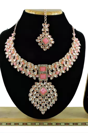 Premium heavy designer function wear necklace set