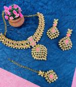Premium heavy designer function wear necklace set