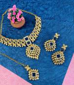 Premium heavy designer function wear necklace set