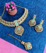 Premium heavy designer function wear necklace set